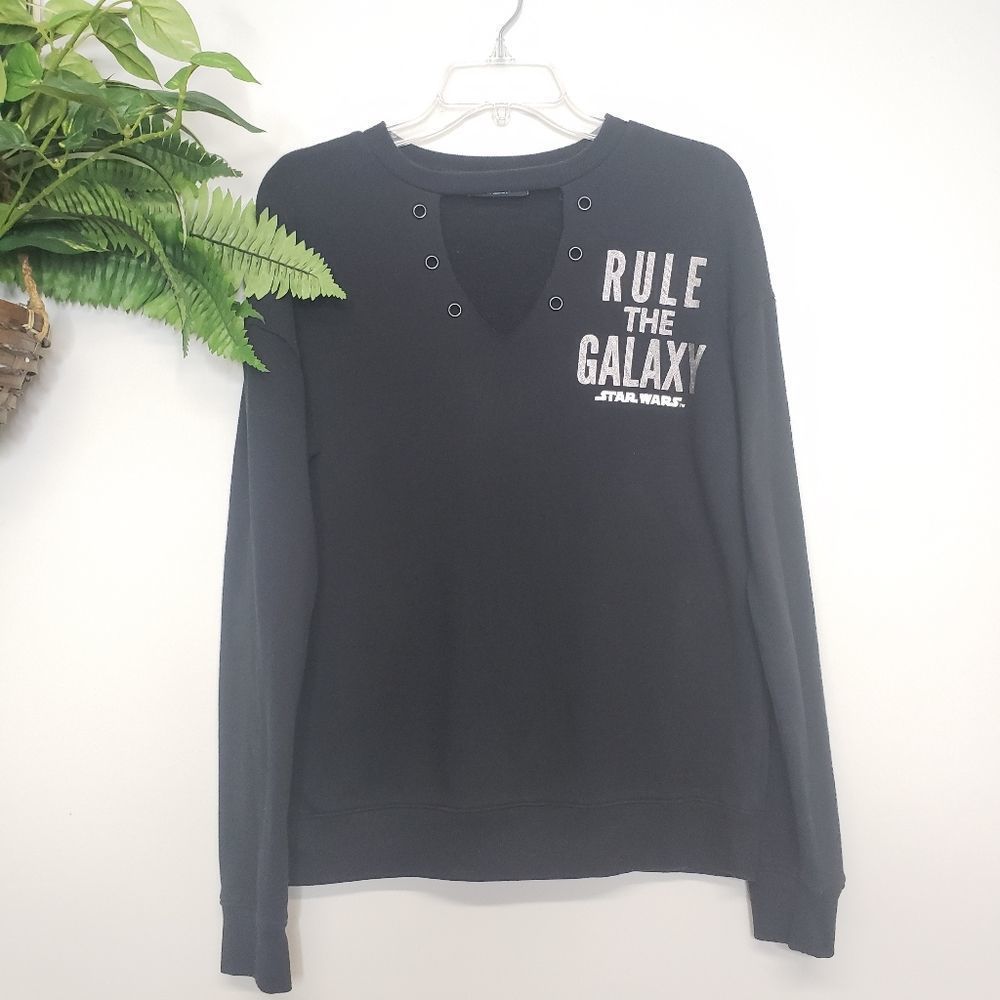 Star Wars Her Universe Star Wars "Rule The Galaxy" Choker Neck Sweatshirt Large